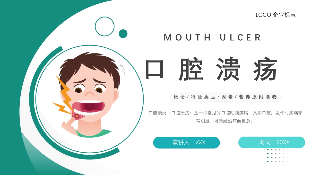 口腔溃疡知识PPT课件.pptx