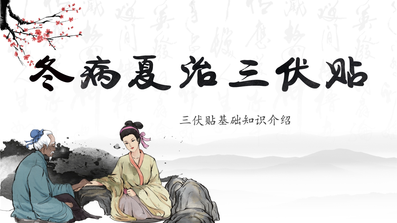 冬病夏治三伏贴介绍宣传PPT课件.pptx