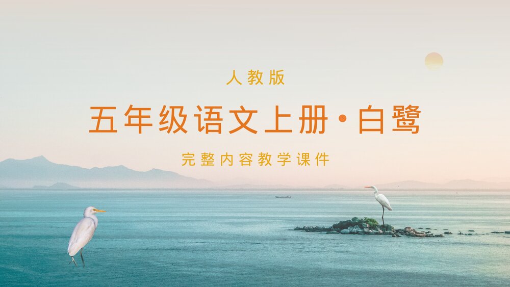 人教版《白鹭》五年级语文上册课文教学PPT课件.pptx