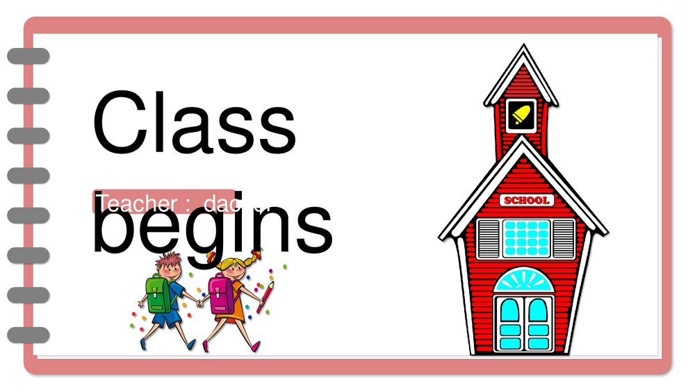 《Class begins》小学英语三年级教育教学PPT课件.pptx