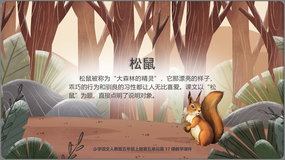 人教版《松鼠》语文五年级上第17课教学PPT课件.pptx