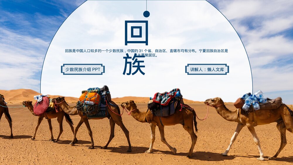 少数民族回族民俗风俗介绍PPT.pptx